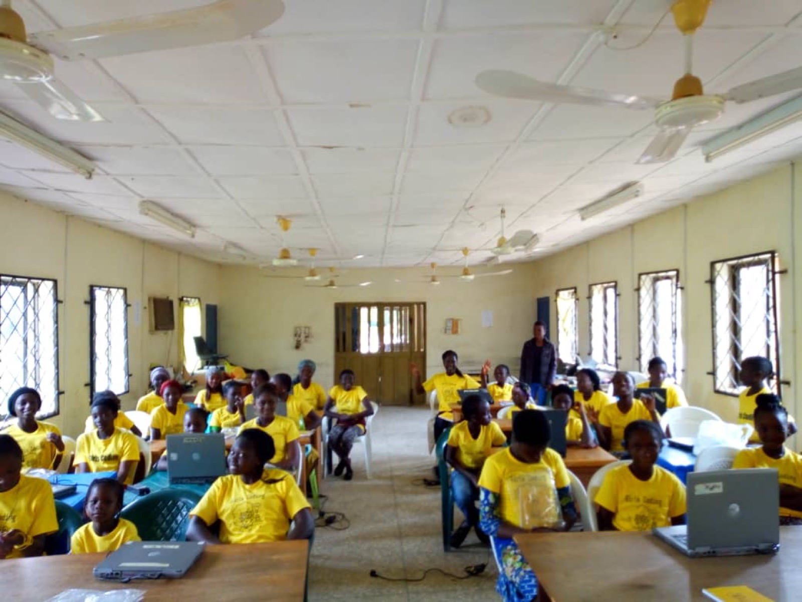 GirlsCoding class in Northern Nigeria