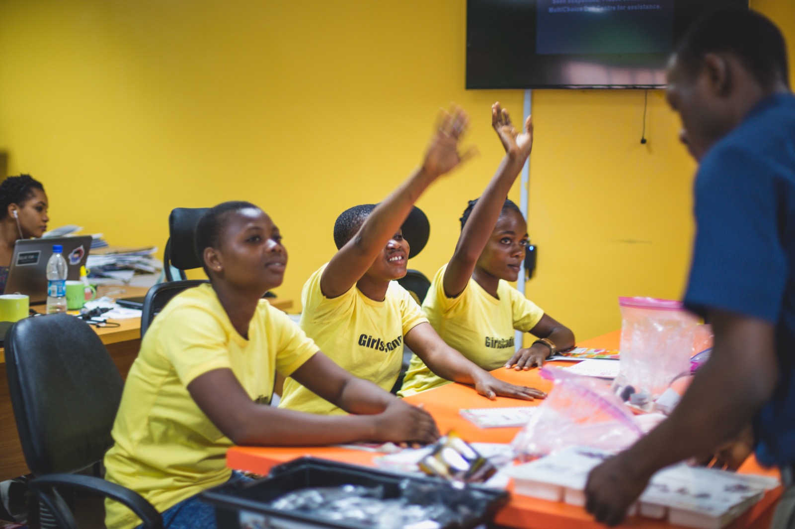 One of the earliest GirlsCoding classes